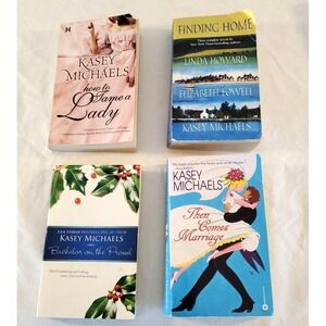 Kasey Michaels PB Book lot 4 Then Comes Marriage How to Tame a Lady etc